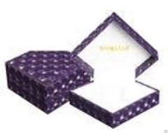 Custom Luxury Handmade Single Watch Box Purple Durable Presentation Gift