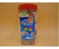 Dextrose Ice Cream Lollipop Candy With Little Toy Bottled Milk Strawberry Flavors