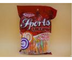 Mix Fruity Swirl Lollipops Healthy Hard Candy Round Lowest Calorie For Adults