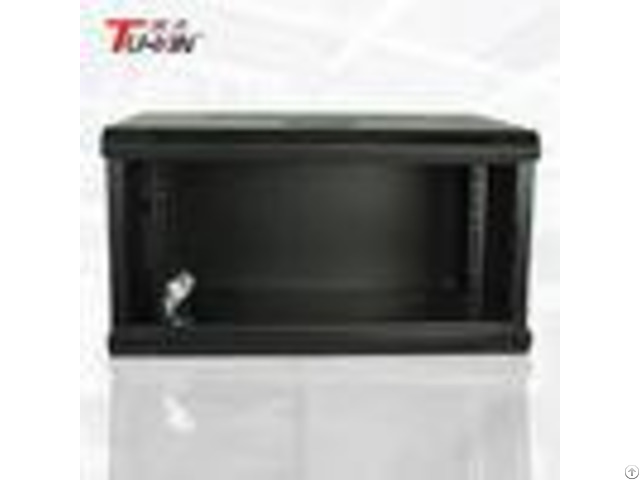 High Strength Wall Mount Network Cabinet Cold Rolled Steel Anti Corrosion