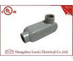 Ul Standard Pvc Coated Aluminum Ll Conduit Body With Screws Gray