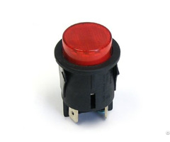 Sc 7087 Baokezhen Waterproof Round Plastic Push Button Switch