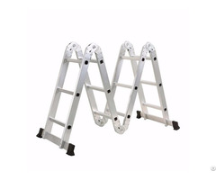 4x3 Aluminum Multi Purpose Folding Ladder Small Hinge
