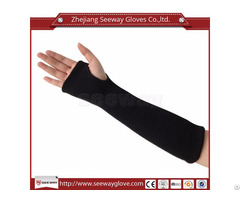 Seeway Sa03 Safety Wrist Protector Aramid Anti Cut Fireproof Sleeve Arm Protection With Thumb Slot