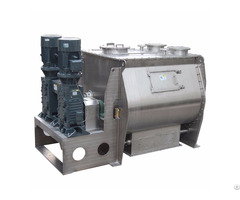Horizontal Powder Double Shaft Paddle Mixer For Cement Sand Dry Mortar