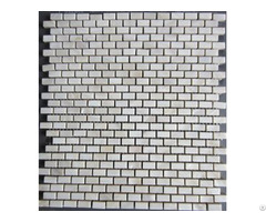 Brick White Mother Of Pearl Shell Mosaic Wall Decoration Ceramic Tile