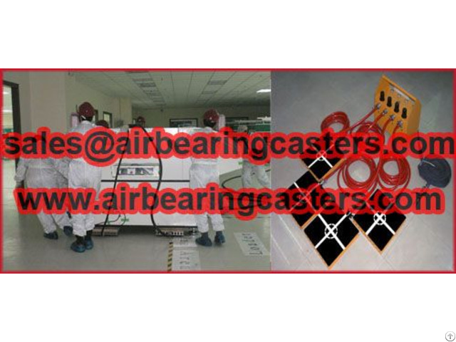 Air Bearing Caster Can Easily Move Your Heavy Duty Equipment