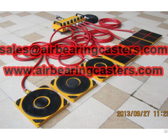 Air Bearing Caster Moving Heavy Duty Equipment Easily