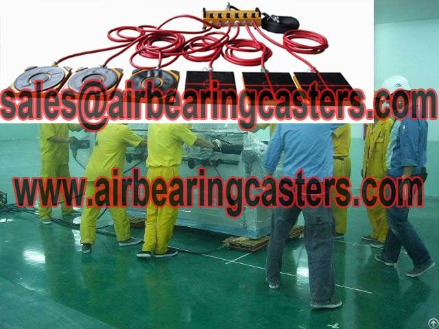 Air Bearing Rigging System Protected Your Floor When Moving