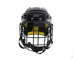 Innovative Ice Hockey Helmet Vented Cooling System With Steel Mask Cage