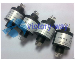 Three Circuits High Current Plug Straightly Slip Ring Manufacture In China