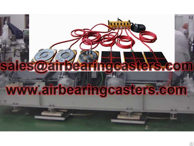 Air Bearing Casters Applicationstransporting Machines