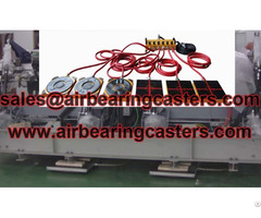 Air Bearing Casters Applicationstransporting Machines