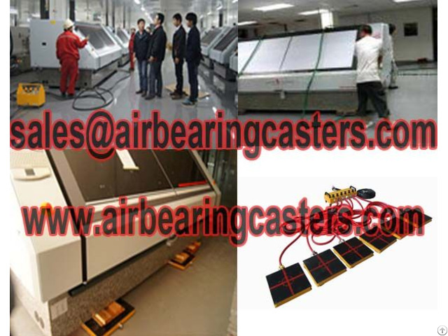 Air Moving Skates Modular Aircraft Transporters