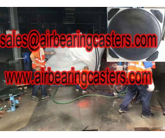Air Casters Applied On Moving And Handing Heavy Duty Loads