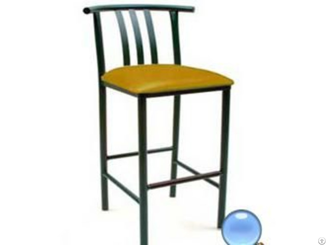 Environmental Standard Metal Frame Square Steel Tube Bar Stool With Sponge