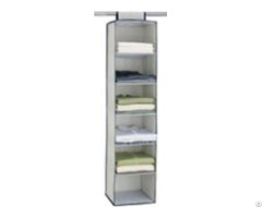 Product 6 Shelf Polyester Accessory Bag Organizer And Hanging Bags Closet Manufacturer