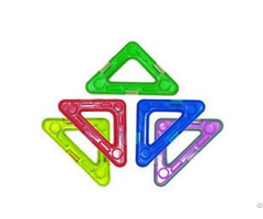 Triangle Plastic Safe Magnetic Building Block Toys