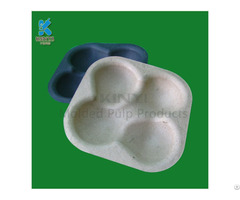 Eco Friendly Biodegradable Bamboo Pulp Fruit Holder Packaging