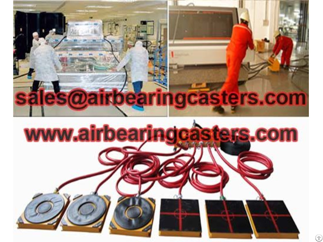 Air Pads For Moving Equipment Machinery