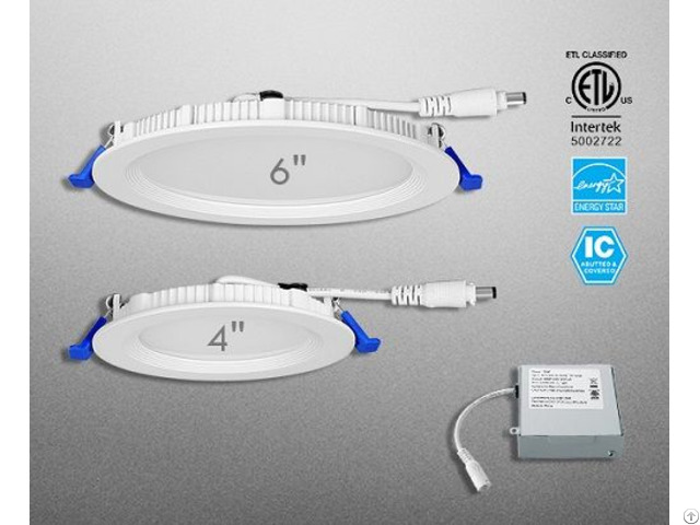 Cct Adjustable Led Flat Round Downlight