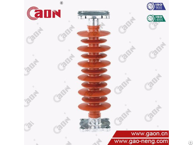 China Manufacturer 40 5kv Medium Voltage Composite Silicone Tansmission Power Line Post Insulator