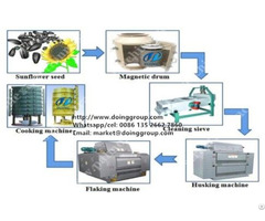 Sunflower Seed Oil Pretreatment And Press Plant Working Process