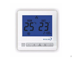 Ac802f High Quality Cheap Price 2 Or 4 Pipe Modbus Room Thermostat With Big Lcd