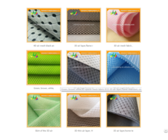 3d Air Mesh Fabric With Holes And Different Colors