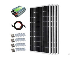 400w Off Grid Monocrystalline Solar Panel Starter Kit