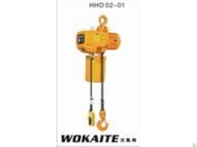 Wokaite 2 Ton Type Suspended Electric Chain Hoist For Gantry Crane