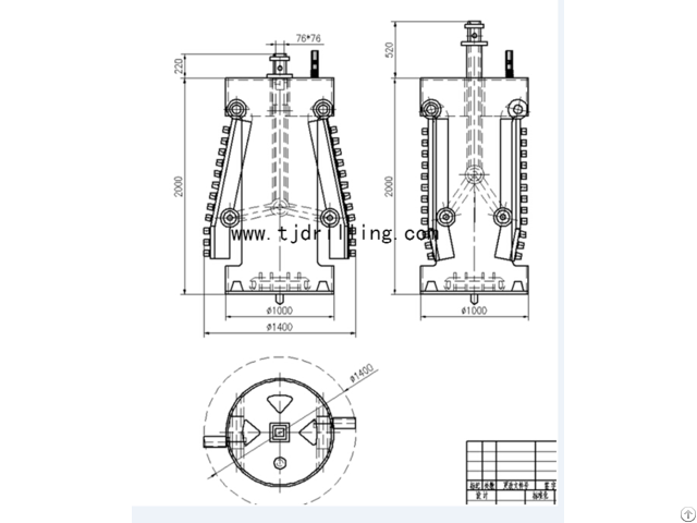 Underreamers Bucket Dia 1000mm Used For Enlarging The Pile Base