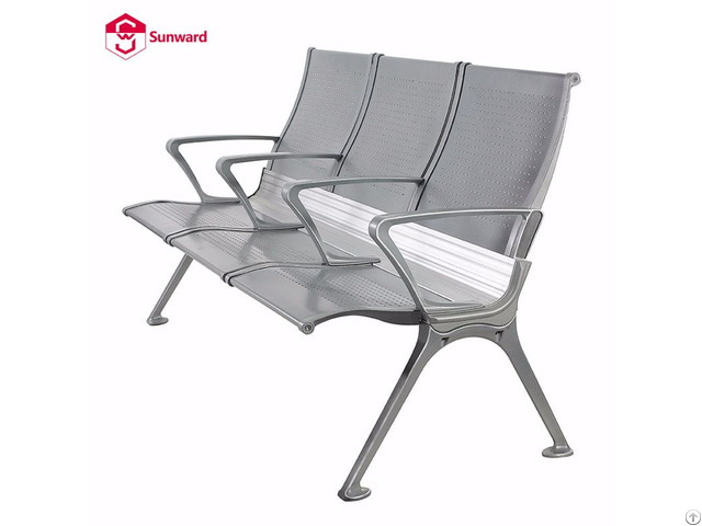 Airport Benches Waiting Room Chairs Aluminum 3 Seater Bench