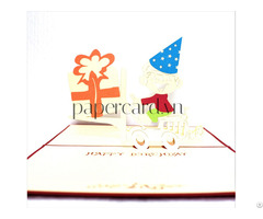 My Birthday 3dcard Popupcard Origamiccard Kirigamicard Birthdaycard Congratulationscard