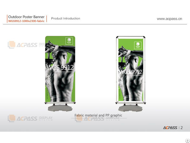 Outdoor Poster Banner Wgs9912 2300x1000mm