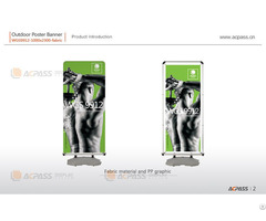 Outdoor Poster Banner Wgs9912 2300x1000mm