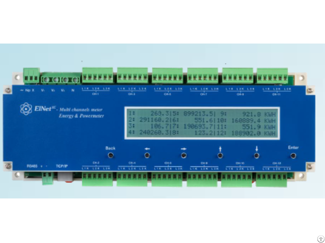 Elnet Mc Multi Channels Meter Energy And Powermeter