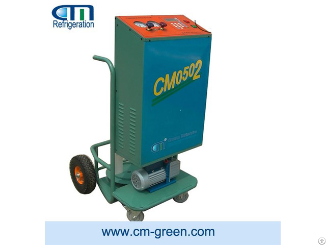 Cm05 06 Trolley Type Car A C Refrigerant Recovery Vacuum Recharge Machine