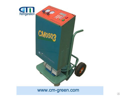 Cm0502 Mobile Recovery Reclaim Recharge Vacuum Station For Refrigerant Unit Production Line
