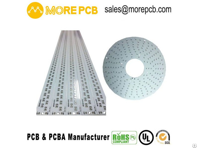 Led Pcb Round Aluminum Circuit Board For Ledlight Strip Morepcb Manufacturer