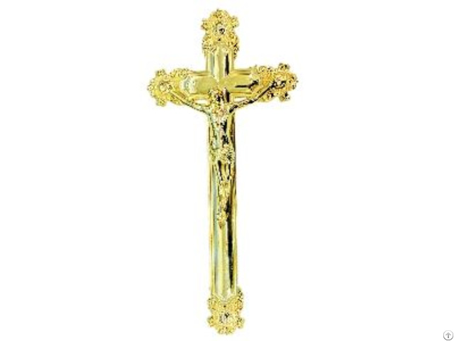 Plastic Crucifix 6001 In Gold Color