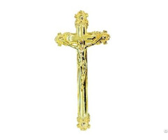 Plastic Crucifix 6001 In Gold Color