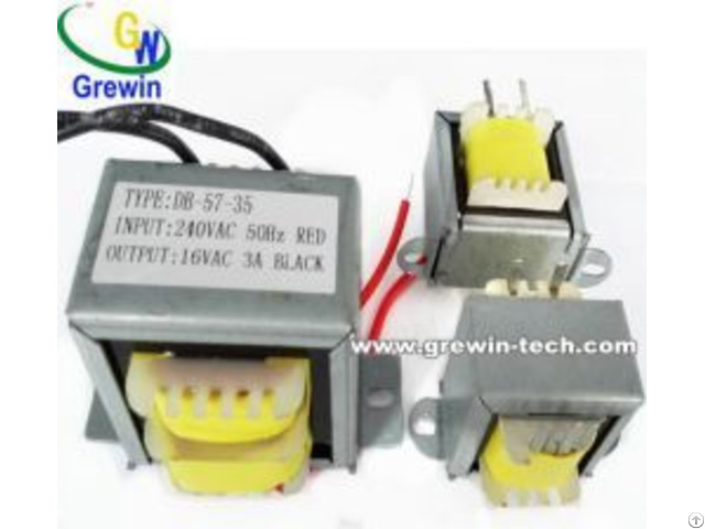 Ei Laminated Transformer With Wire Leads Or Pcb Mounting