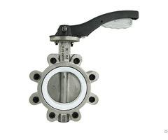 With Pin Type Lug Butterfly Valve