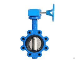Worm Gear Operated Lug Butterfly Valve Of Bkvalve