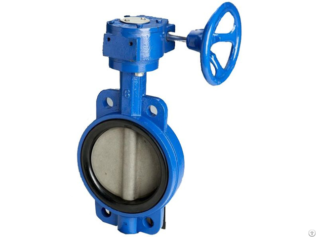 Worm Gear Operated Wafer Butterfly Valve