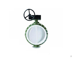 Stainless Steel Flanged Butterfly Valve With Ptfe