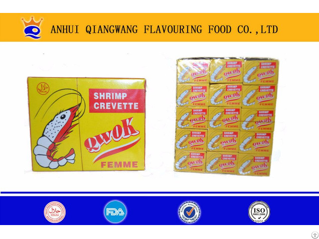 10g 60 24 Jumbo Halal Crevette Shrimp Stock Cube