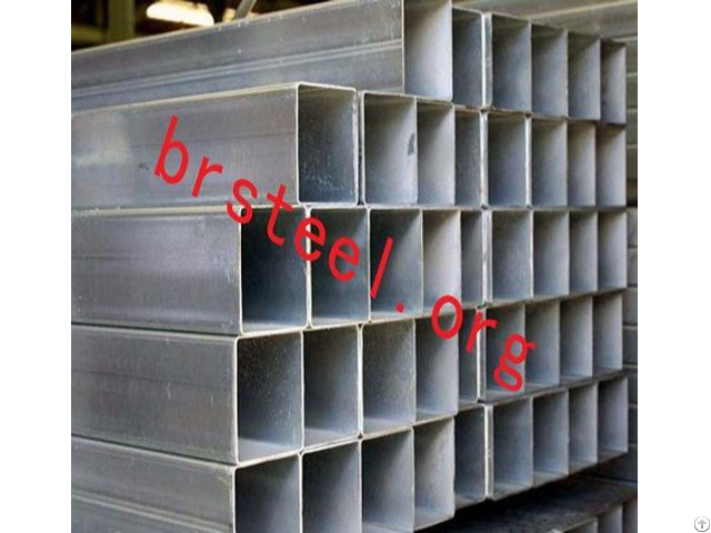 Hollow Section Square Rectangular Carbon Steel Pipes Construction Fluid Transportation