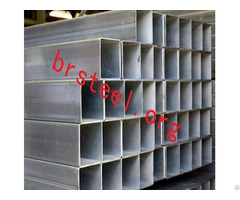 Hollow Section Square Rectangular Carbon Steel Pipes Construction Fluid Transportation